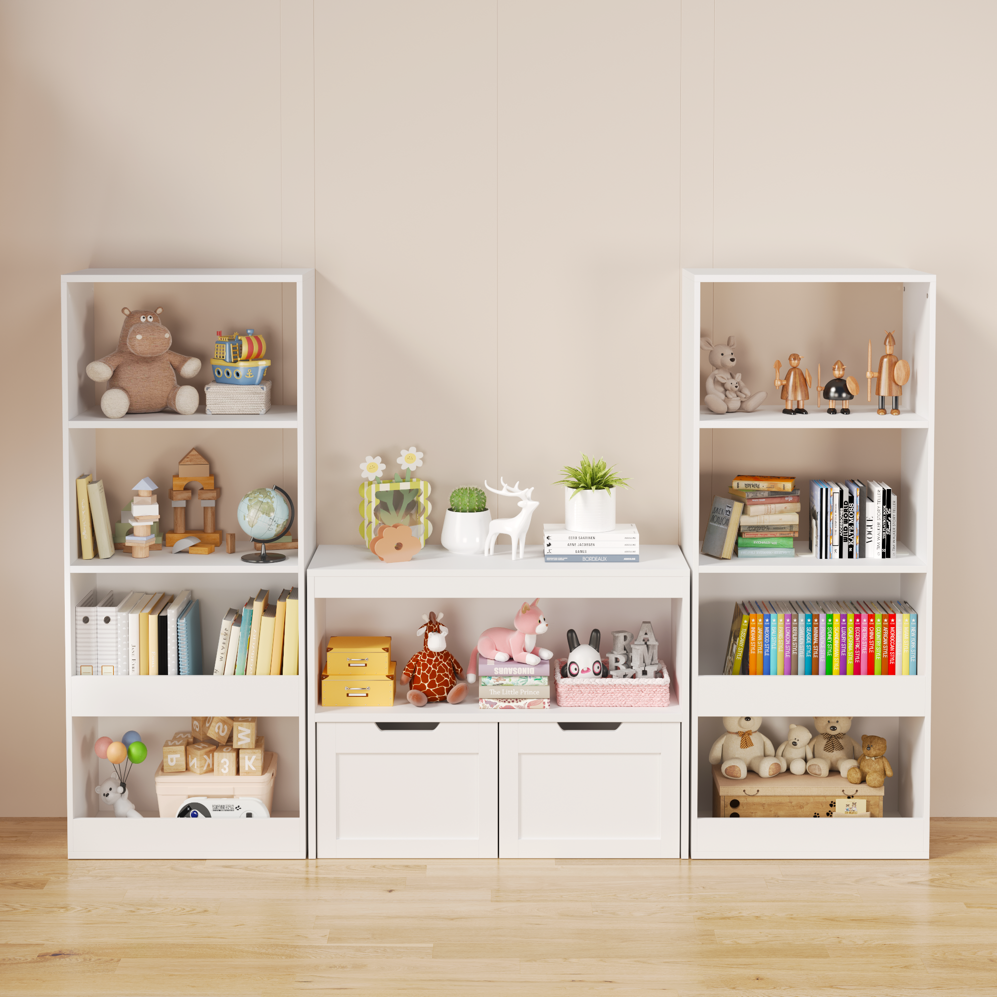 Book Organizer White