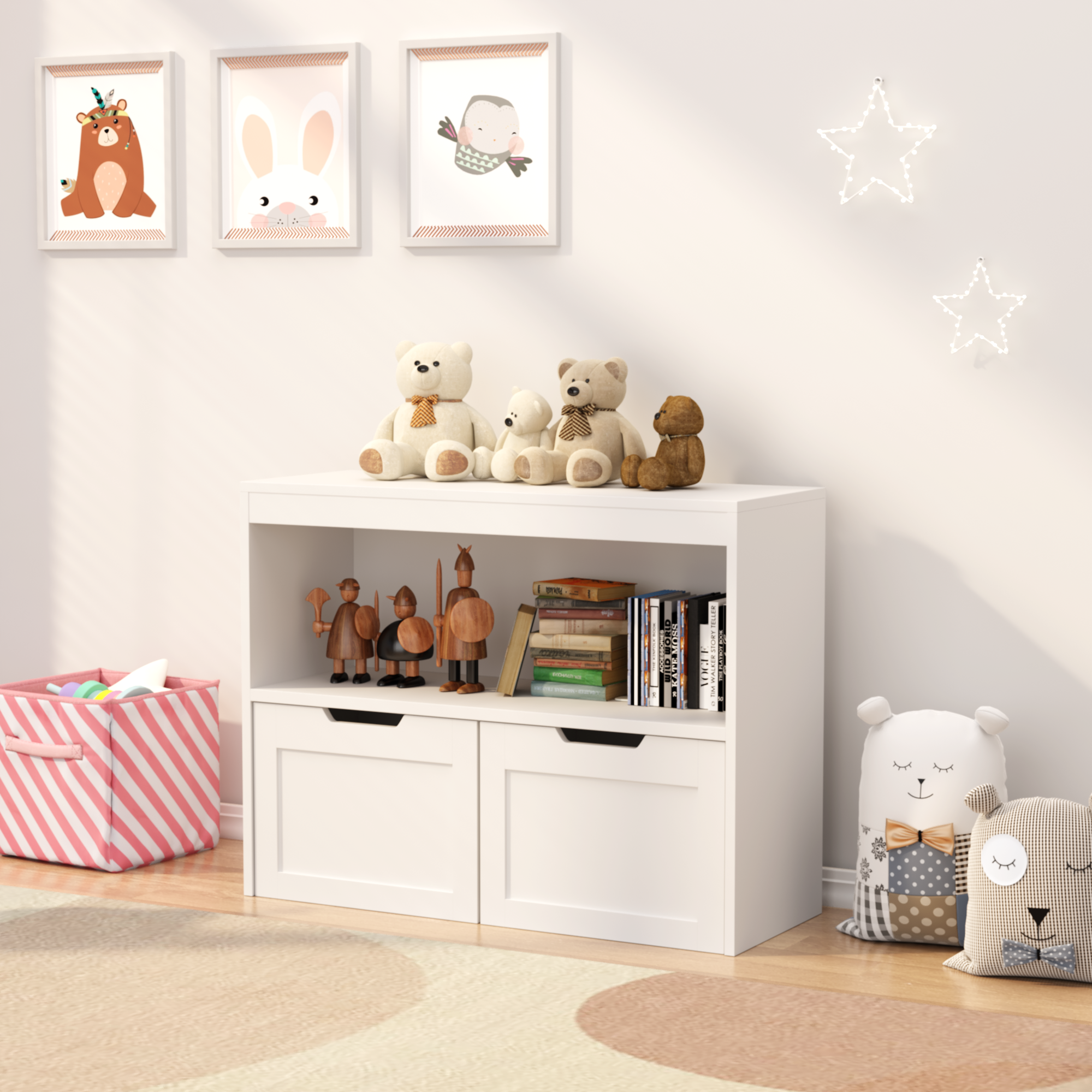 Book Organizer White